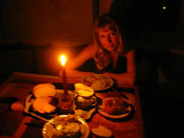 Ужин при свечах и море спермы - 14